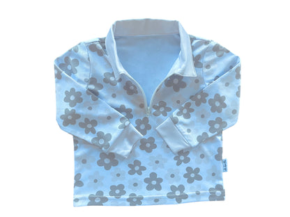 Neutral Florals Fishing Shirt