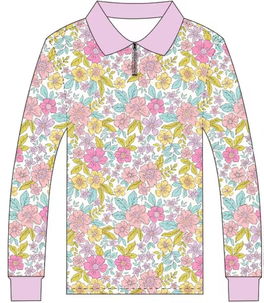 Floral Fusion Fishing Shirt