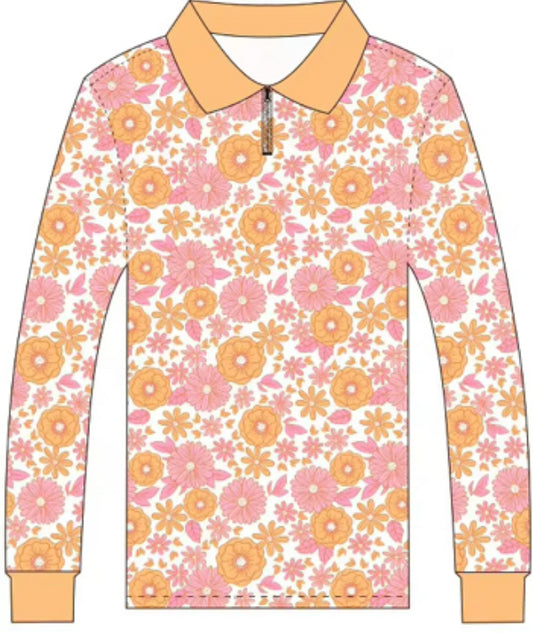 Sunset Bloom Fishing Shirt