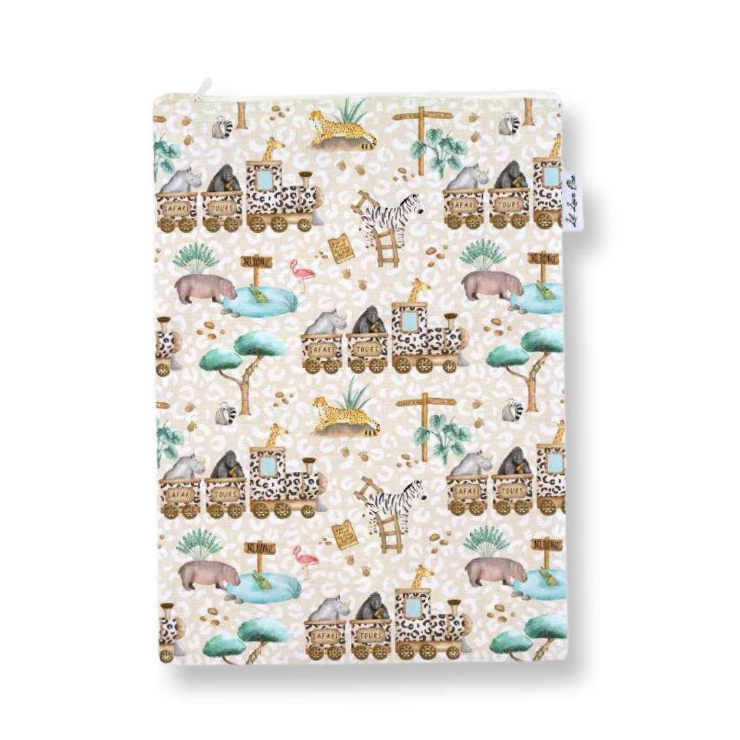 Safari Train Laundry Bag