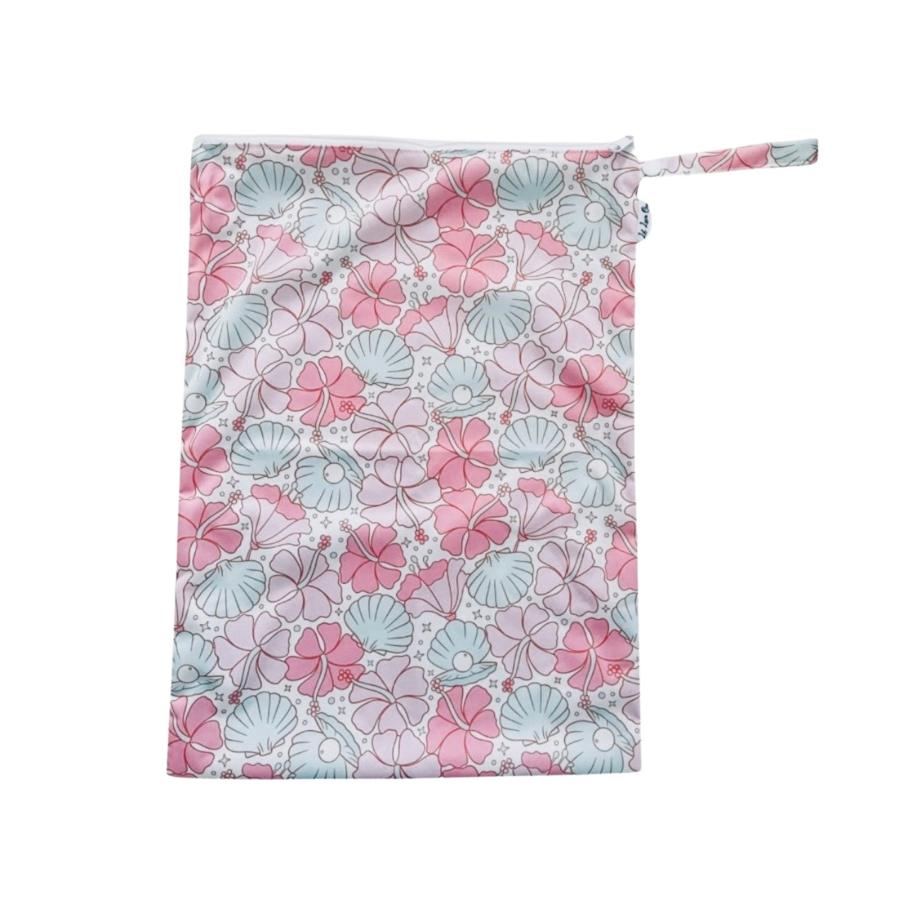 Florals and Seashells Wet Bag