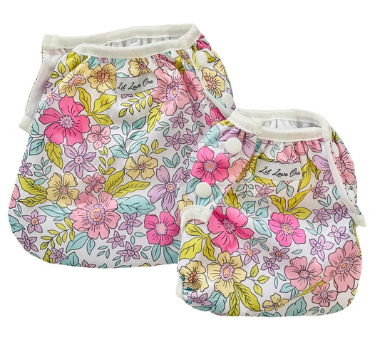 Floral Fusion Swim Nappy