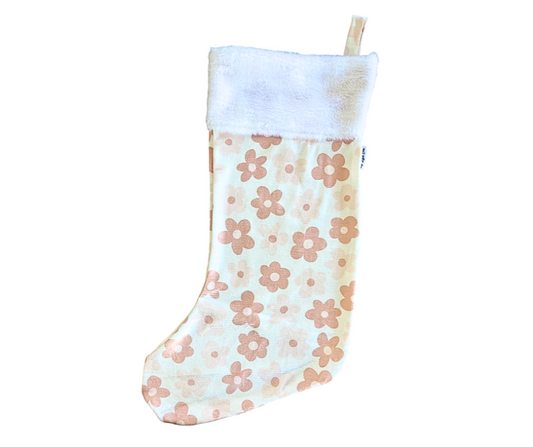 Neutral Florals Stocking